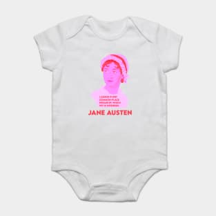 Jane Austen Quote from Sense and Sensibility Baby Bodysuit